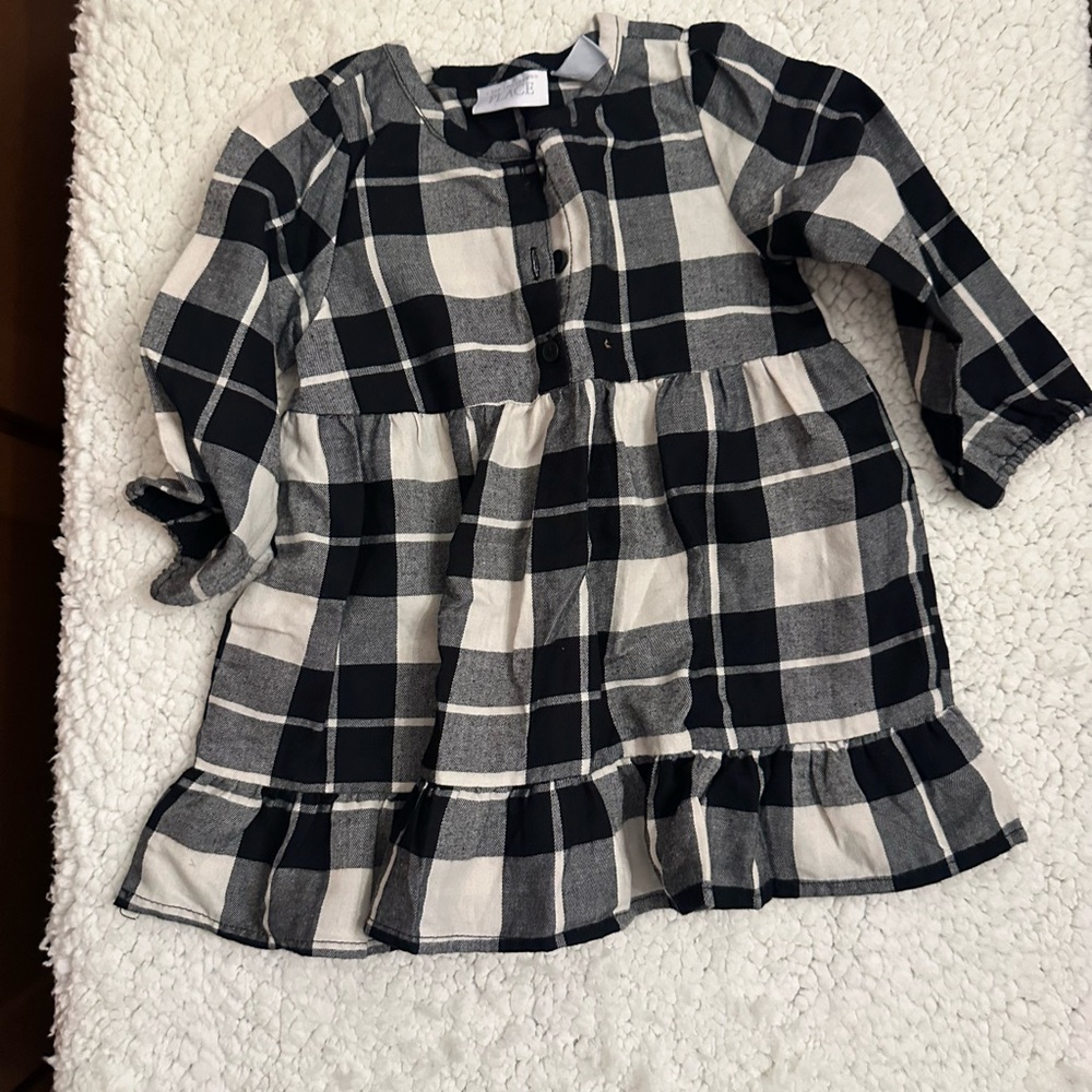 The Children's Place Plaid Ruffle dress